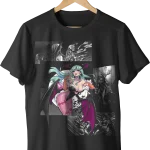 Darkstalkers Morrigan Manga Frontal Negra - La tienda más basada de Colombia 🗿