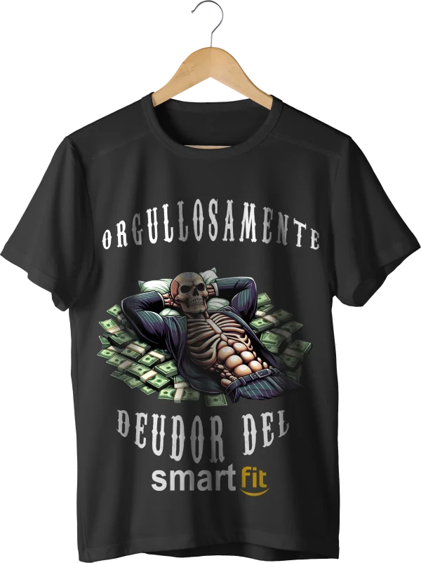 ORGULLOSAMENTE DEUDOR DEL SMARTFIT — estampado delantero